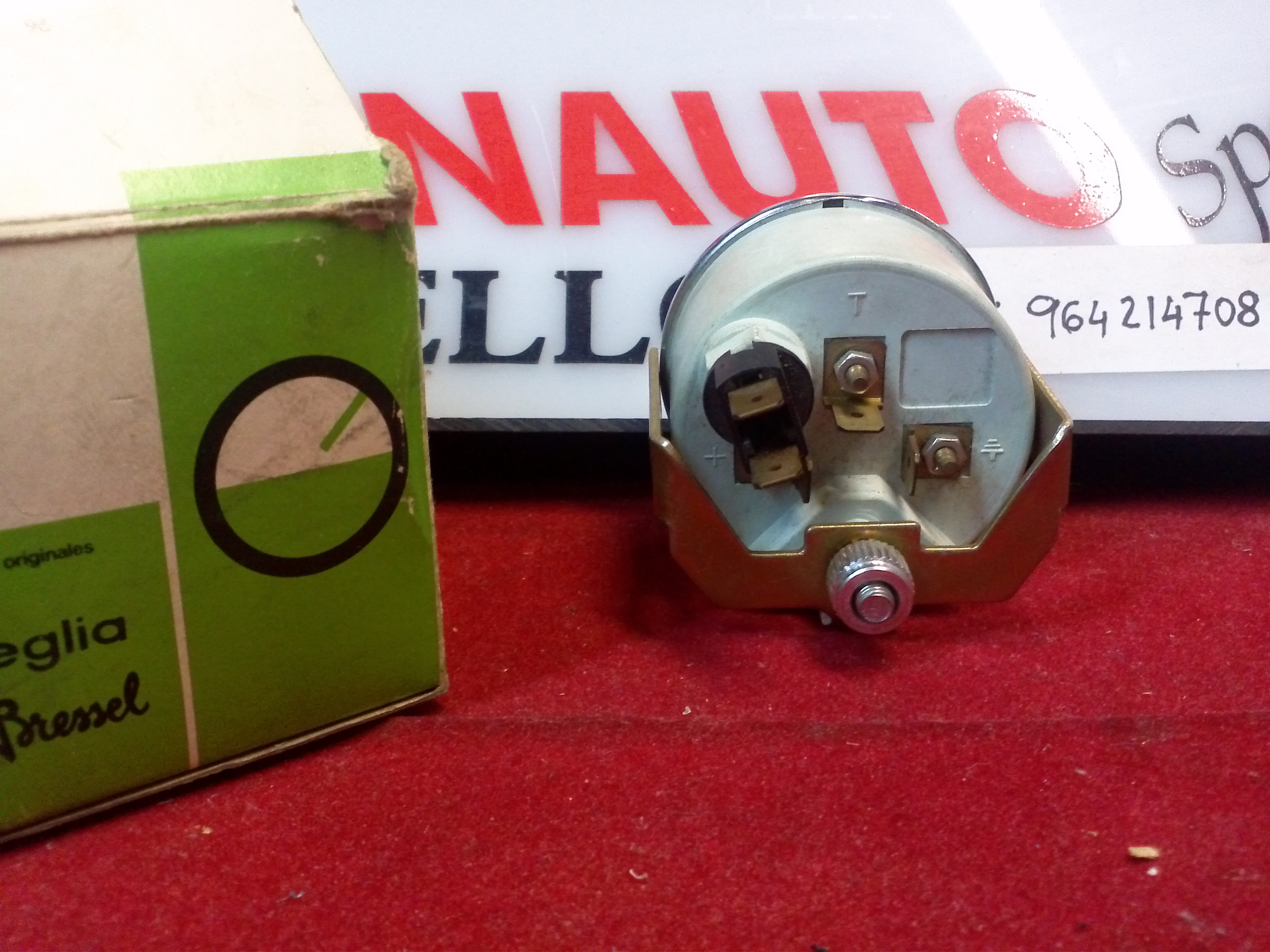 *RELOJ PRESION ACEITE UNIV. 12V 6KG 52MM 454259 VEGLIA